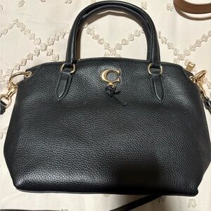Coach Black Leather Handbag